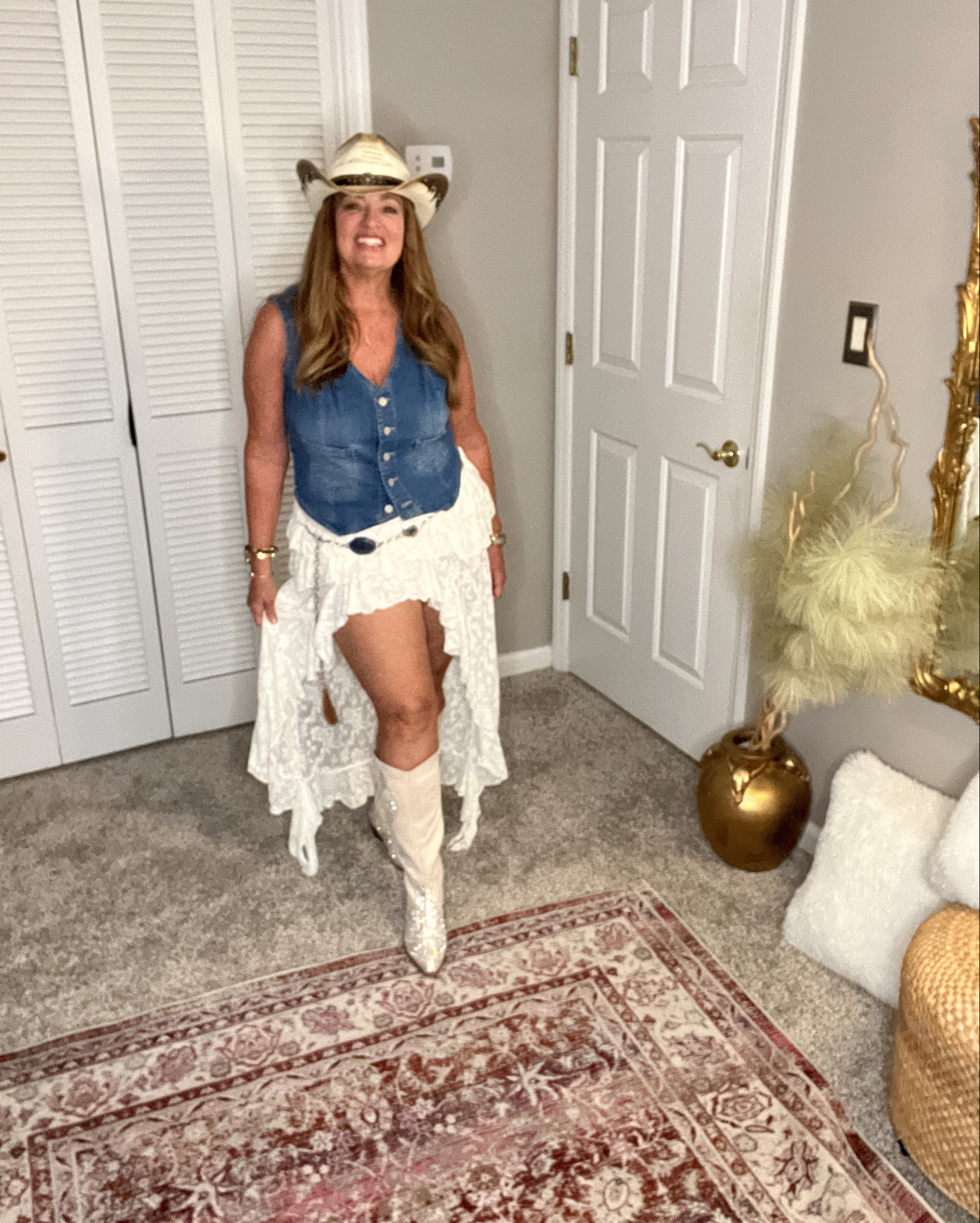 Festival high low lace skirt perfect for music and concerts. 

#LTKActive #LTKootd #LTKTravel