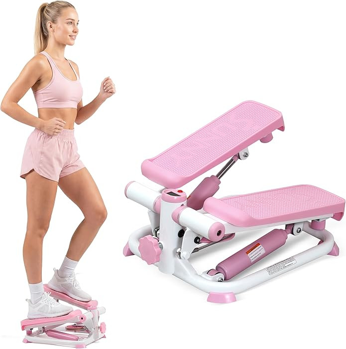 Sunny Health & Fitness Mini Steppers for Exercise at Home, Stair Step Workout Machine, Full Body ... | Amazon (US)