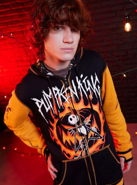 Our Universe The Nightmare Before Christmas Pumpkin King Color-Block Hoodie | Hot Topic