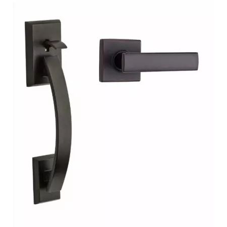 Kwikset 815TVHVDL-11P Venetian Bronze Tavaris Lower Handleset with Vedani Interior Lever for use wit | Build.com, Inc.