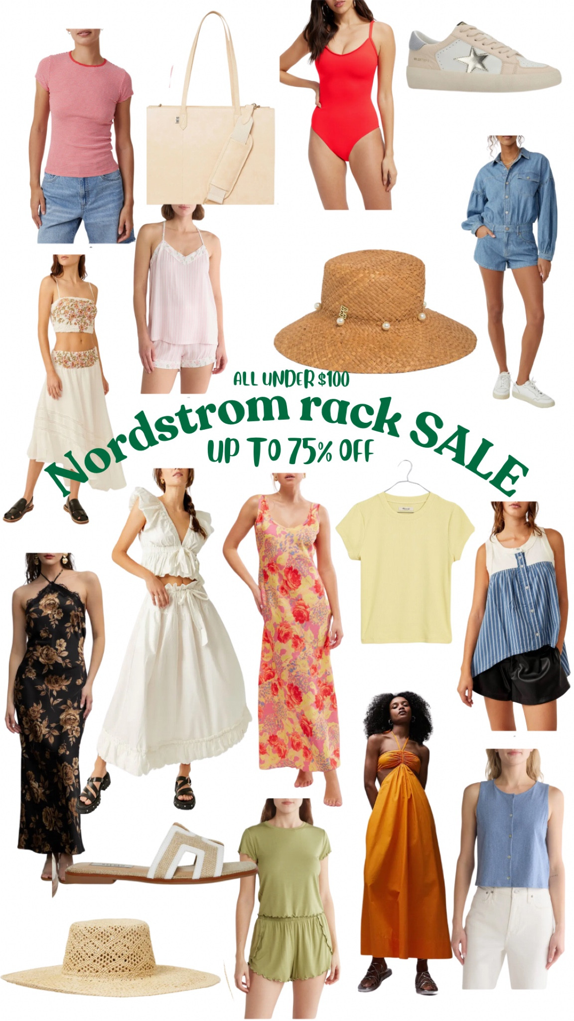 NORDSTROM RACK SALE!!!! Up to 75 percent off!!!! Shop all my favs!!! From brands like free people, beis, english factory, dolcevita , cotton on, topshop, madewell & much more!!! Beis sale, free people sale, summer sale, dress sale, hat sale, summer set sale, summer free people sale

Perfect finds for summer & staple capsule wardrobe pieces all under $100!!!

All of these under $100!!!! 🎀🎀🎀
Happy shopping ladies🤍

#LTKStyleTip #LTKSaleAlert #LTKOver40