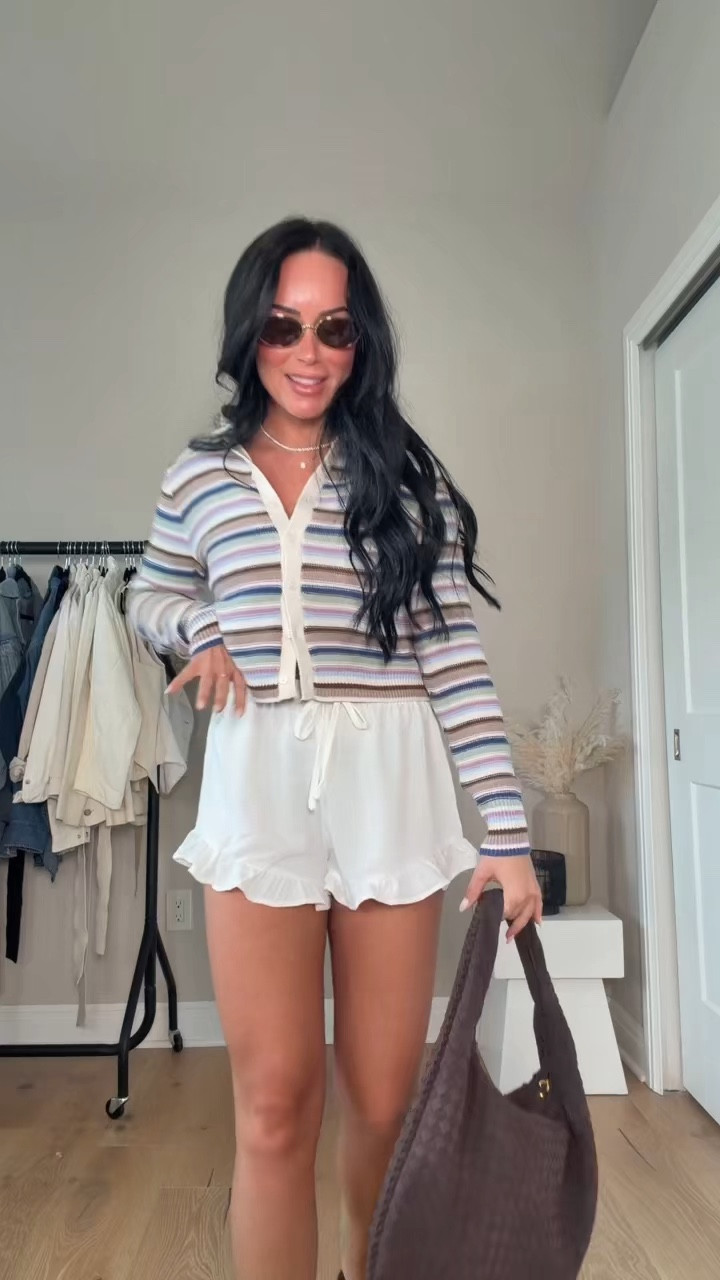 Spring colors + a little ruffle moment 🌸 this outfit just makes me happy
Size reference: 5’7 | 145 lbs | 32DD
 I’m wearing size smalls! On my LTK for you 🤍

#LTKSeasonal #LTKgrwm #LTKootd