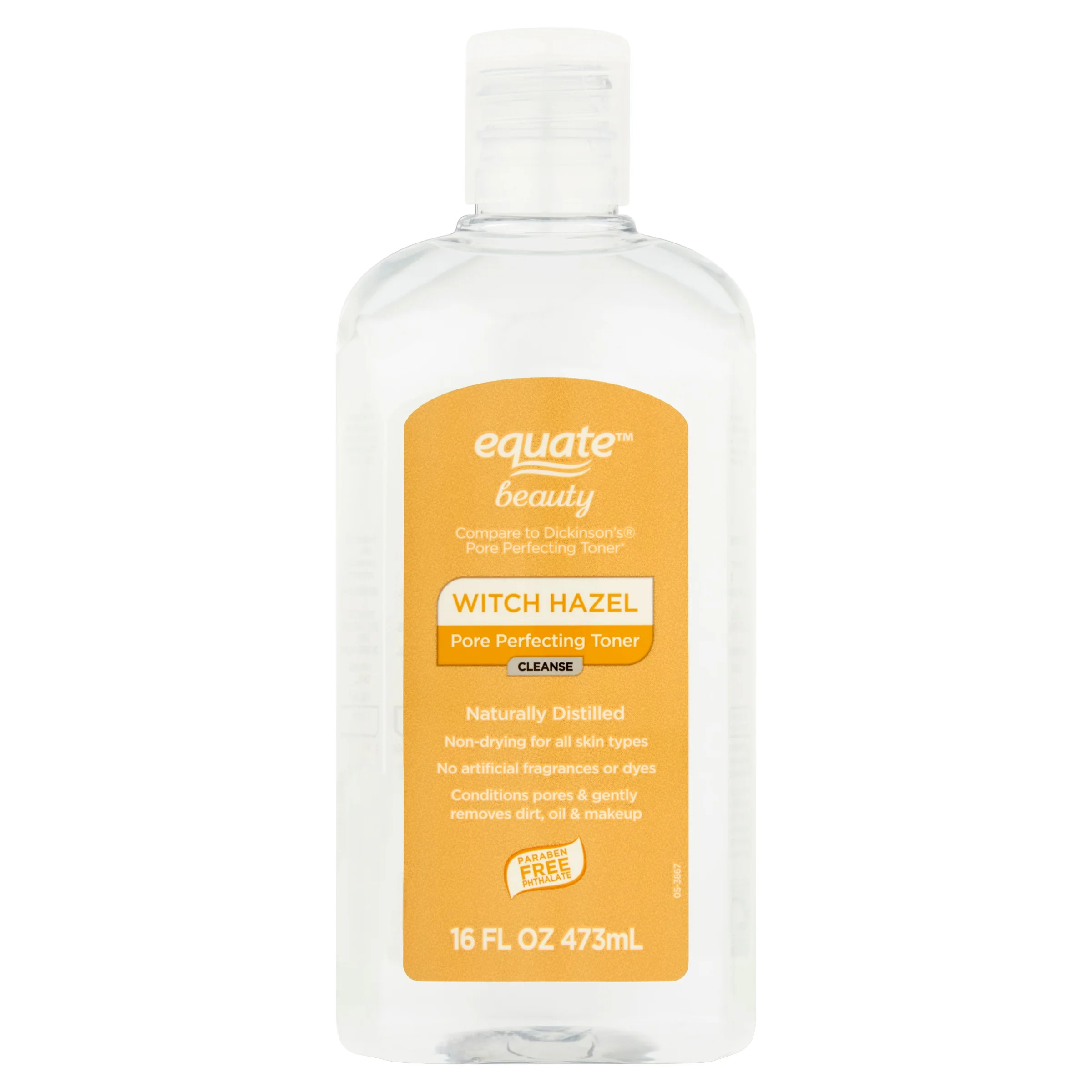 Equate Witch Hazel Pore Perfect Toner, All Skin Types, 16 fl oz | Walmart (US)