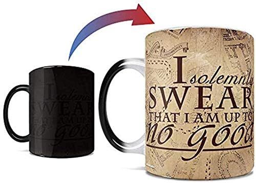 Harry Potter - Hogwarts Magical Marauder's Map - Parchment Paper Reveal - 11 oz Morphing Mugs Heat S | Amazon (US)