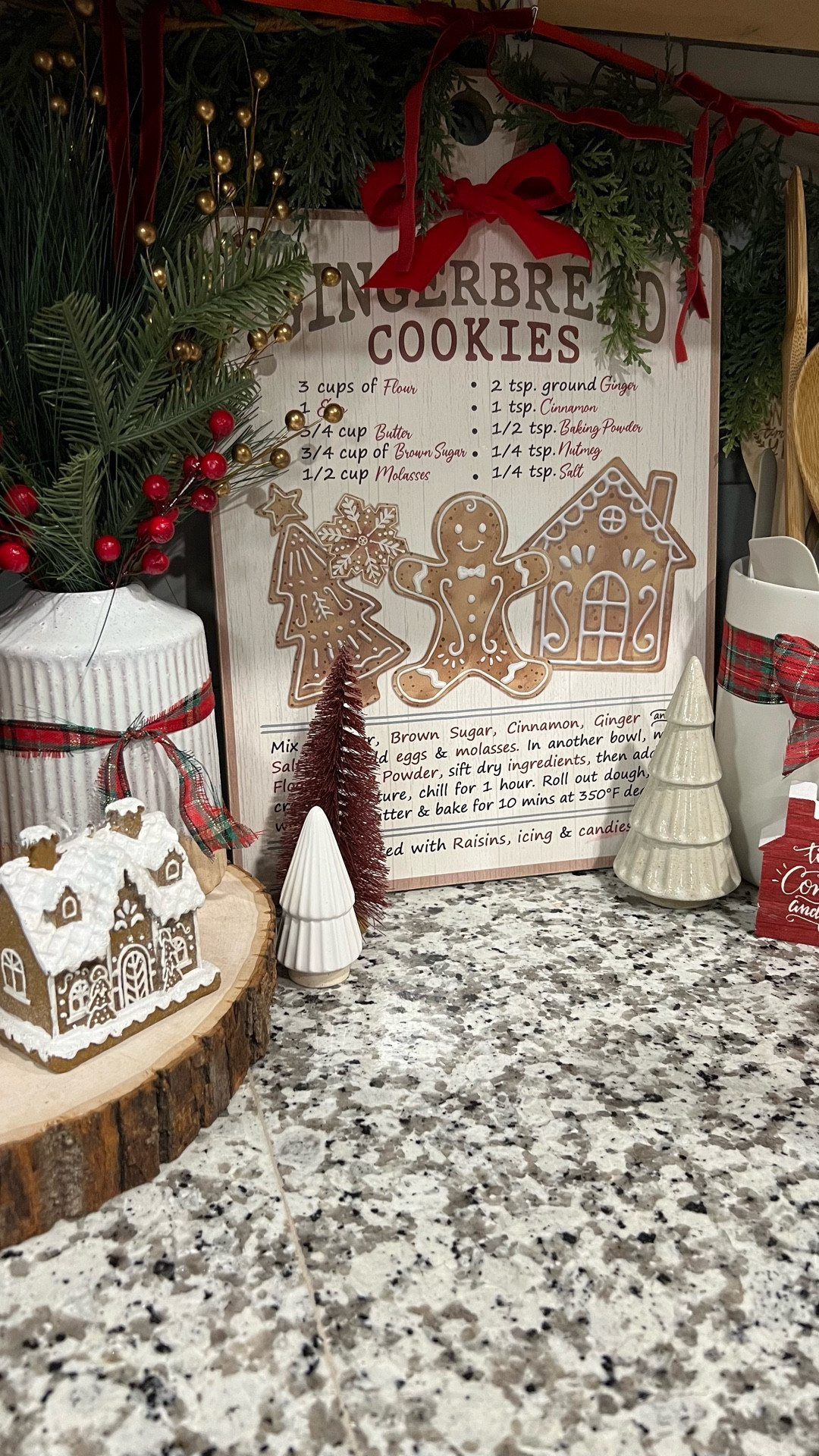 It’s the decorations above the cabinets for me 😍🎄✨

I absolutely love the decoration in the kitchen this year!!! But I have definitely been looking forward to the decoration above the cabinets 🥲. This was the first year that I started to add decor above the kitchen cabinets starting this past spring, I honestly think it makes all the difference!! 🥰

Eventually I’d love to have a Christmas village up there, but that’s gonna take time to find the specific ones that I want especially because I want to thrift them or make them 😉. Soooo in the meanwhile, most of the trees that I’ve collected over the past few years will have its home up there until I add the houses.

Either way, this space makes me so happy 🥰❤️🥹
.
.
.
#christmaskitchen #kitchenstyling #homedecorforchristmas #christmaskitchendecor #christmasdecorations #oldchristmas #nostalgicchristmas #vintagechristmas #consoletablestyling #christmasishere #christmasinspo #christmasmagic #traditionalchristmas #90schristmas 

Search 🔍: Christmas old style, vintage Christmas decor, festive Christmas decor, green Christmas decor ideas, Red Christmas decor, cedar garland, kitchen decor inspiration for Christmas #hobbylobby #hobbylobbychristmas

#LTKSeasonal #LTKHoliday