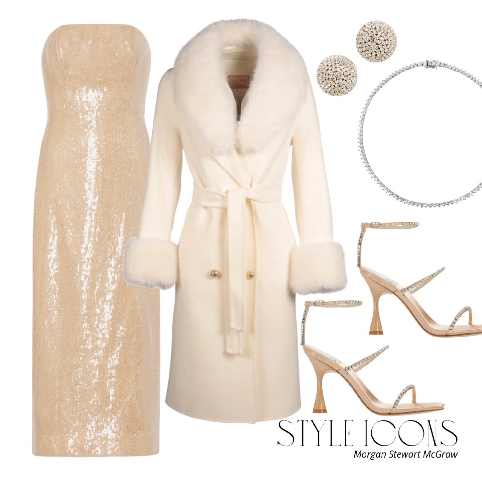 Morgan Stewart inspired holiday look 🤍✨