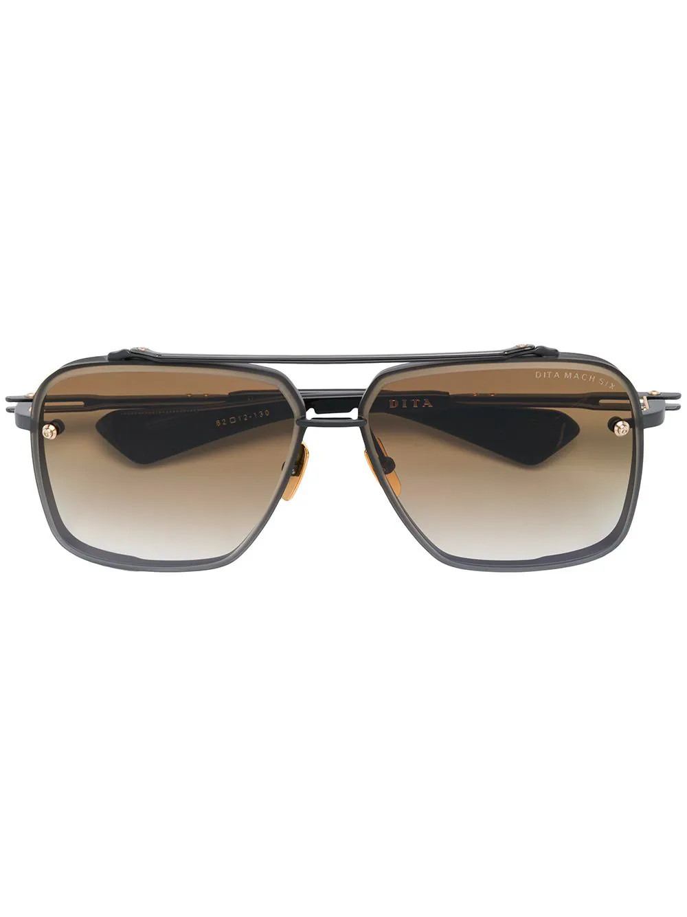 Dita Eyewear Mach six sunglasses - Black | Farfetch Global
