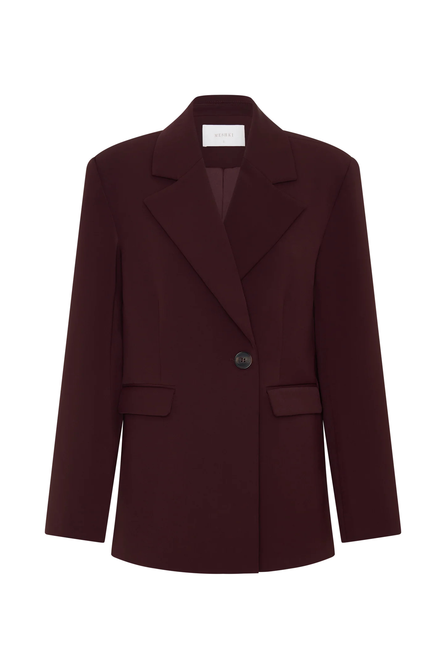 Mateo Oversized Blazer - Mahogany | Meshki UK