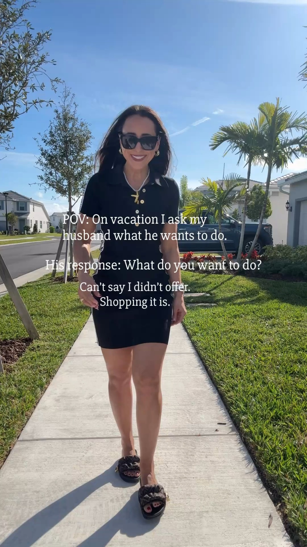 Can’t say I didn’t ask. This dress came home with me. What can I say? 

Michael kors
Black and white dress
Fendi 
Designer 
Designer inspires 
Miley
Resort style
Vacation style



#LTKTravel #LTKSpringSale #LTKOver40