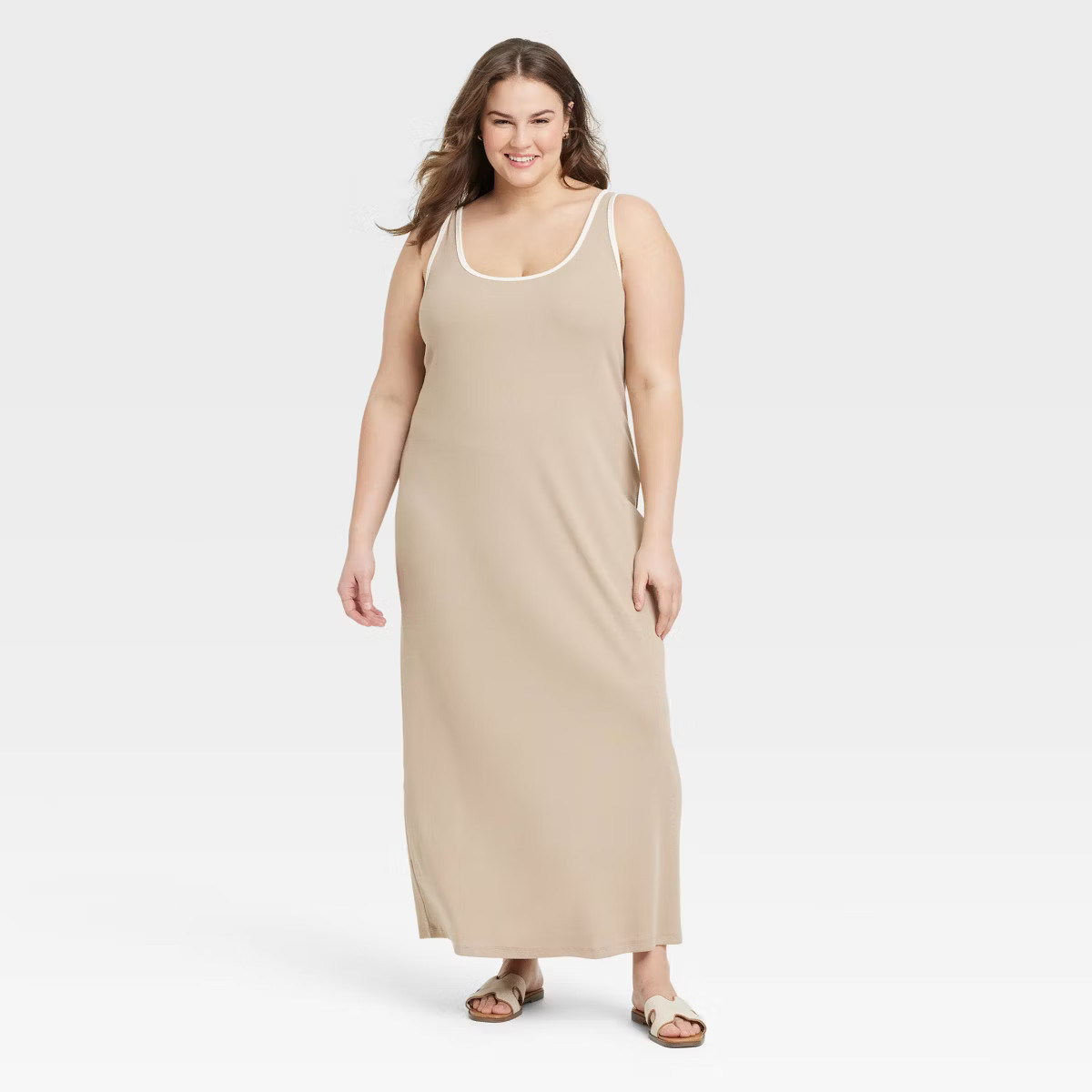 Women's Knit Midi Tank Dress - A New Day™ | Target