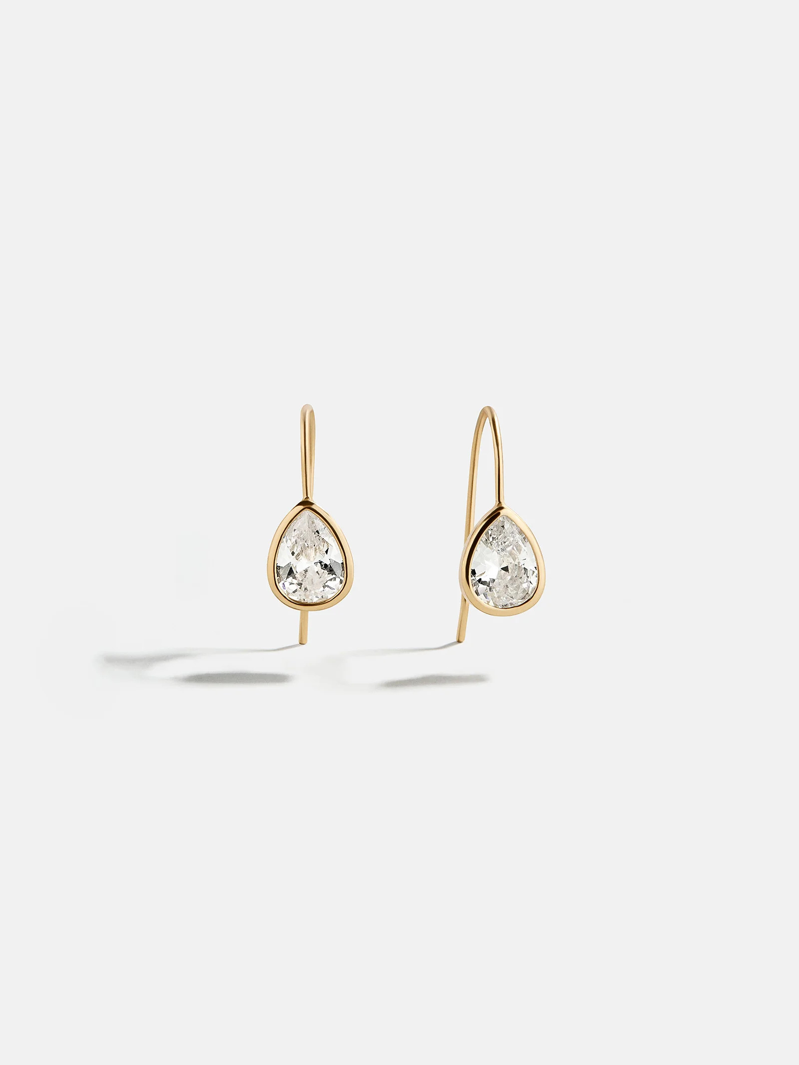 Jovie 18K Gold Plated Sterling Silver Earrings - Gold/Pavé | BaubleBar