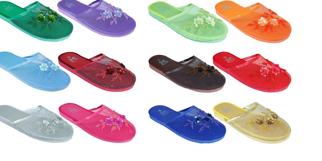 Women's Mesh Slippers With Sequin Available in 13 Colors - Etsy | Etsy (US)
