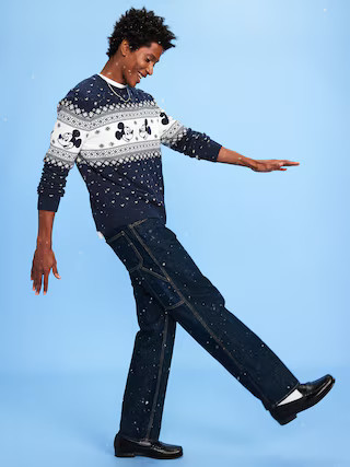 Old Navy x Disney Mickey Mouse SoSoft Lite Fair Isle Sweater | Old Navy (US)