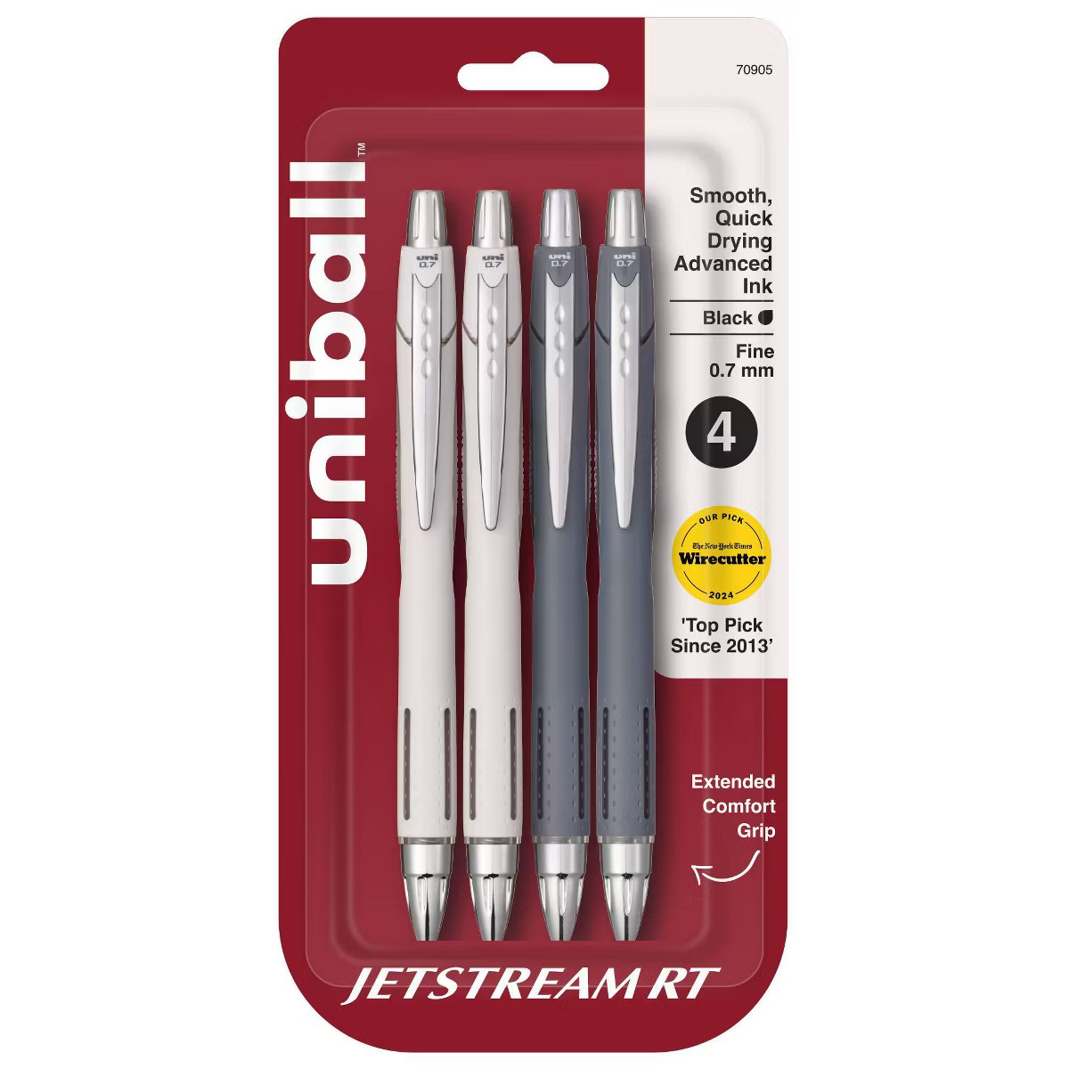 uniball 4pk Jetstream RT Ballpoint Pens Fine Point 0.7mm Black | Target