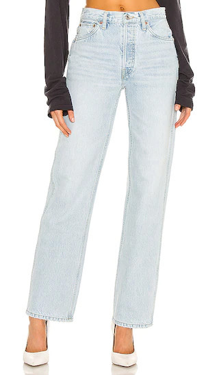 Originals 90s High Rise Loose in Perfect Light Indigo | Revolve Clothing (Global)