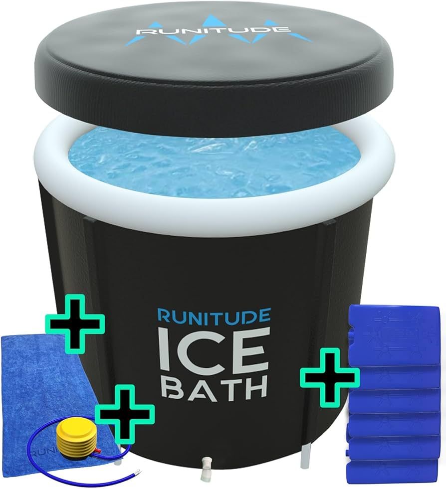 Runitude Ice Bath Tub | Cold Plunge Chiller for Athletes and Adults | Portable Cold Recovery Bath... | Amazon (US)