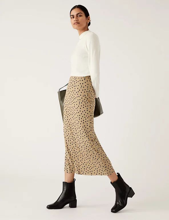 Jersey Animal Print Maxi A-Line Skirt | M&S Collection | M&S | Marks & Spencer (UK)
