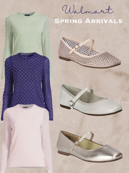 Walmart spring arrivals, ballet flats, Crystal Embellished Mesh Tops 






Mesh ballet flats, Mary Jane Point Toe Flats, metallic ballet flats, Walmart new arrivals, spring shoes, spring tops, Walmart fashion 


#LTKshoecrush #LTKSeasonal #LTKfindsunder50