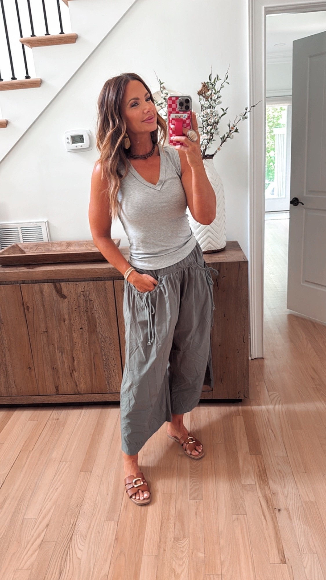 amazon outfit and walmart sandals linked! ♥️

#LTKFindsUnder50 #LTKSaleAlert #LTKStyleTip