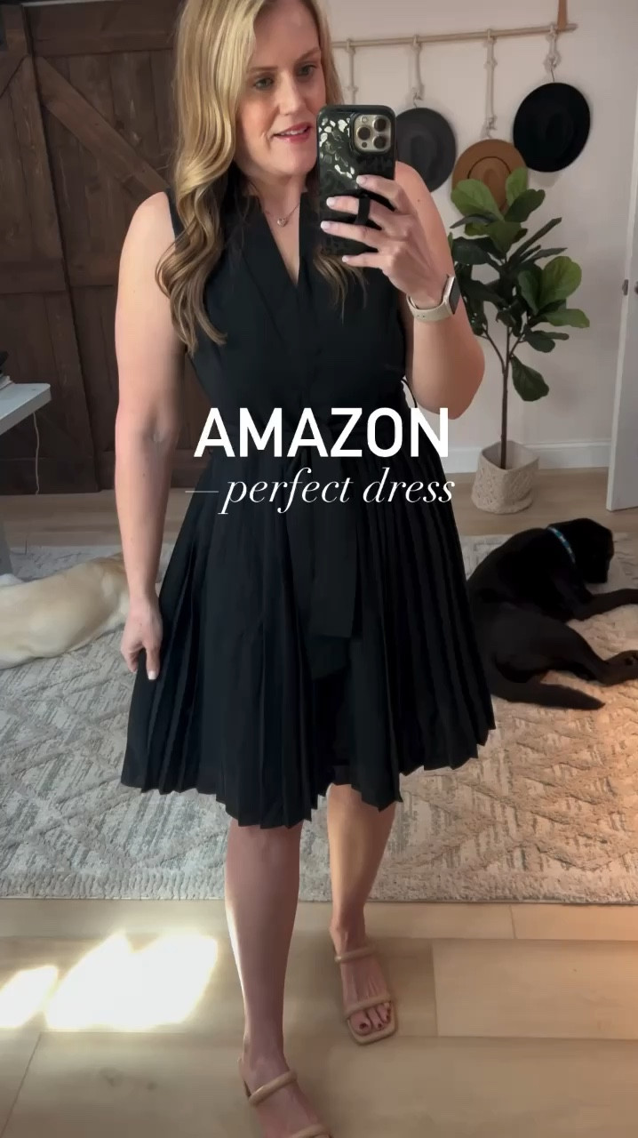 Amazon WIN! 😍😍
That pleated detail is gorgeous!
#amazon #amazonfinds #amazonfashion #amazondeals #amazondress #amazondresses #amazonprime #dress #ootd #businesscasual #blackdress #workdress #officedress

#LTKwedding #LTKmidsize #LTKshoecrush