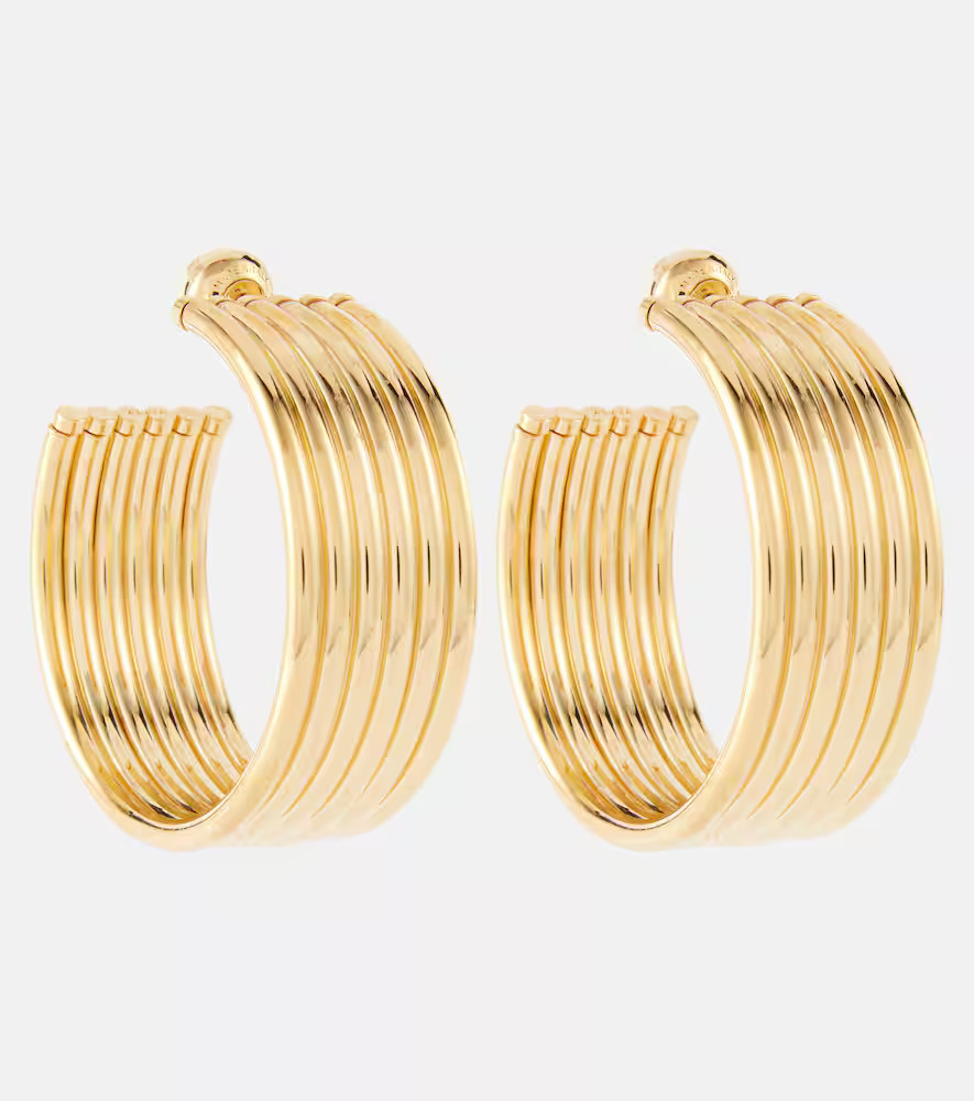 AlaÃ¯a Loop hoop earrings | Mytheresa (INTL)