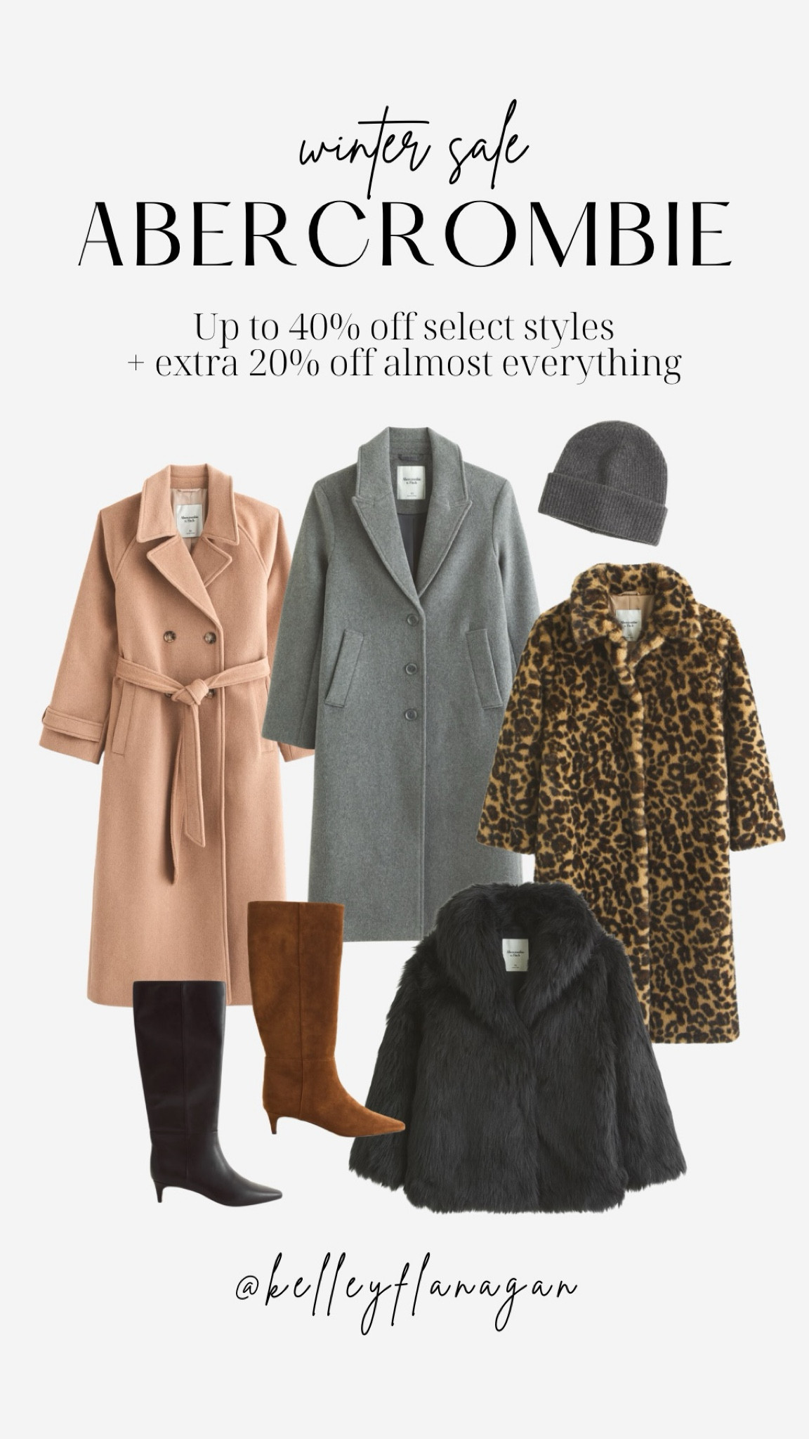 Winter Sale at Abercrombie 💕
40% off select styles + extra 20% off almost everything ✨