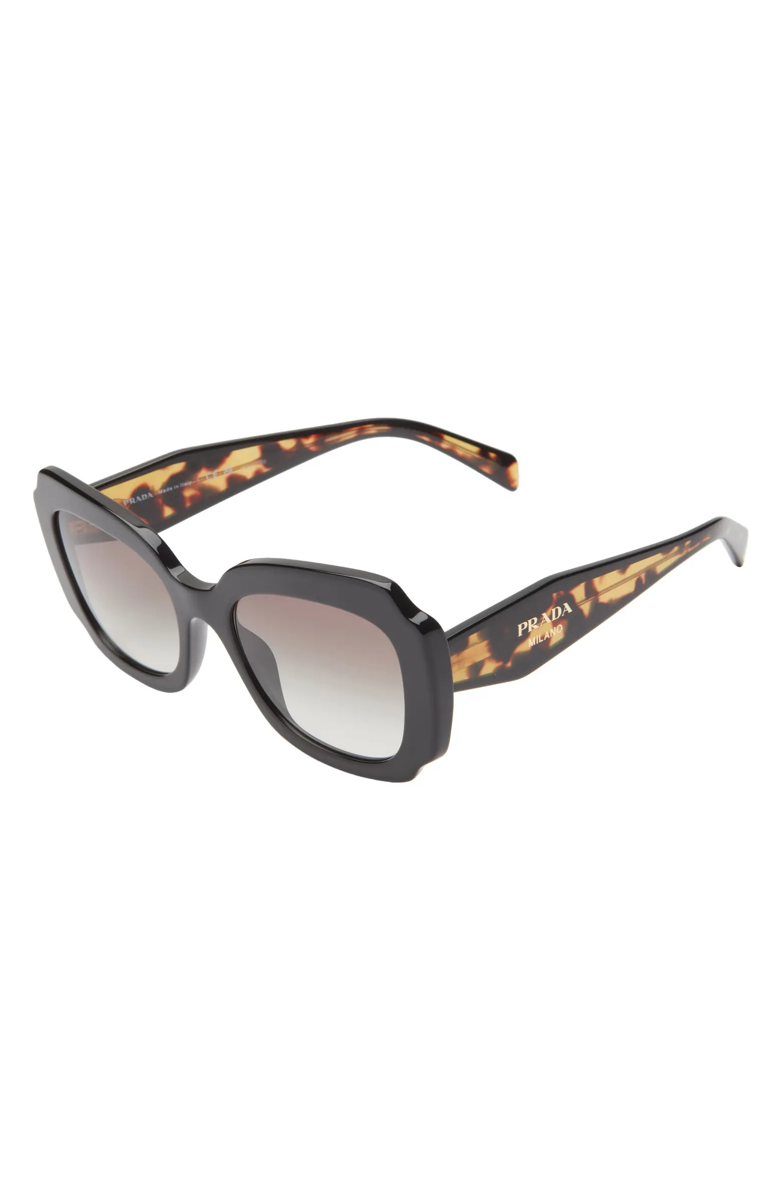 Prada 52mm Irregular Sunglasses | Nordstrom | Nordstrom