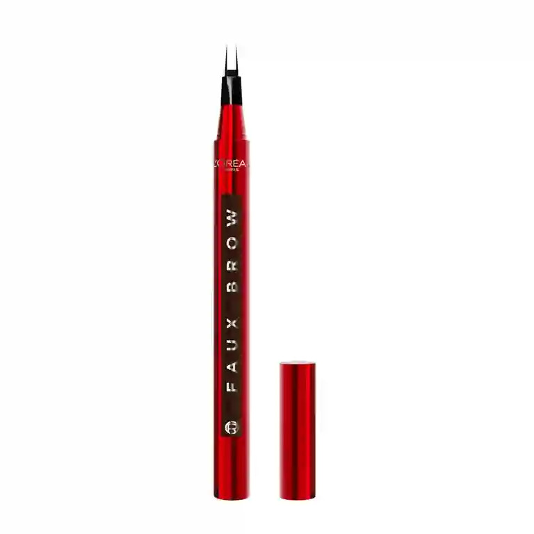 L'Oréal Paris Faux Brow, Waterproof Lightweight Hair-like Eyebrow Color Pen, Dark Brunette, 0.04... | Walmart (US)