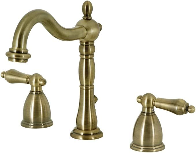 Kingston Brass KB1973AL 8 in. Widespread Bathroom Faucet, Antique Brass | Amazon (US)