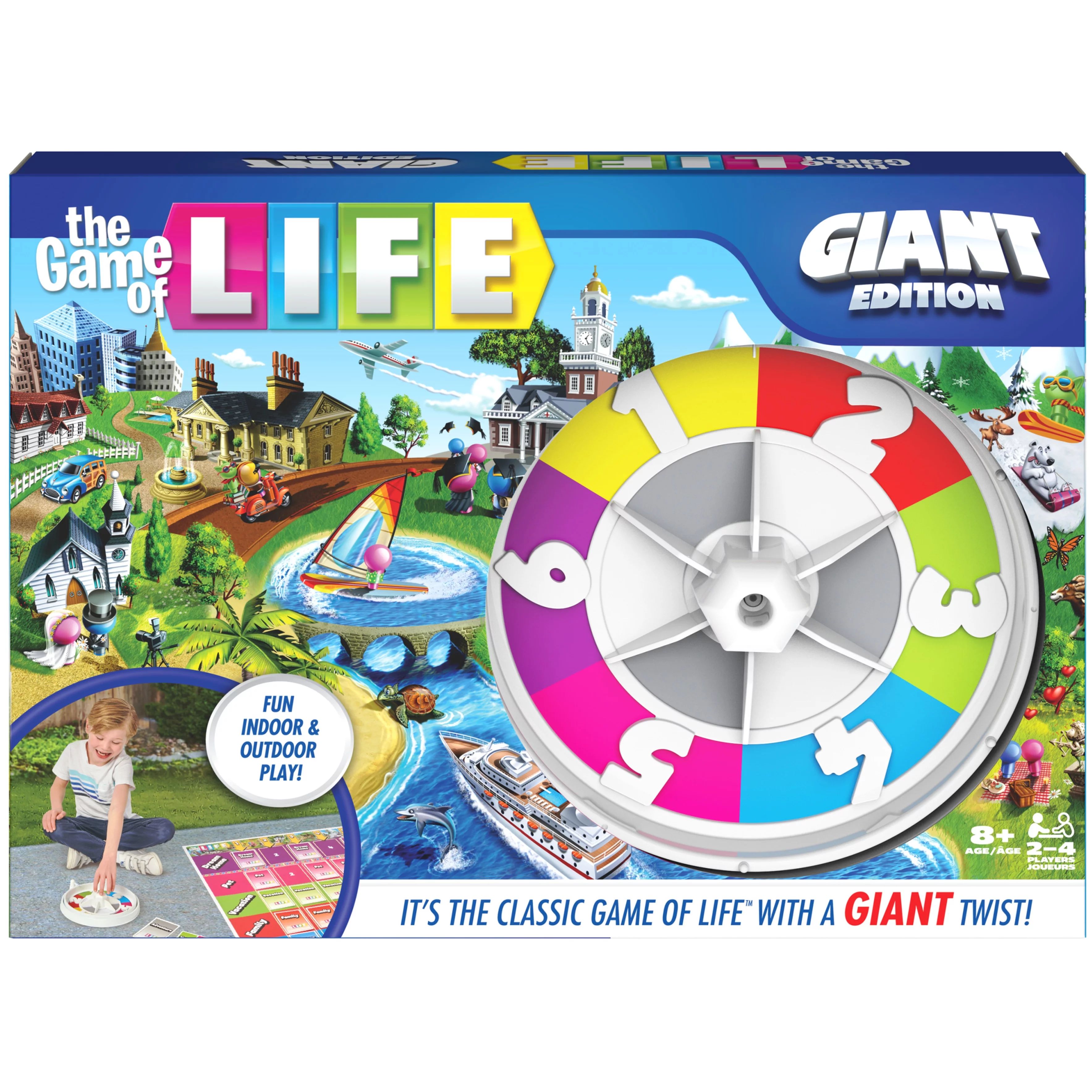 The Game of Life, Giant Edition Board Game for Kids Ages 8 and up | Walmart (US)
