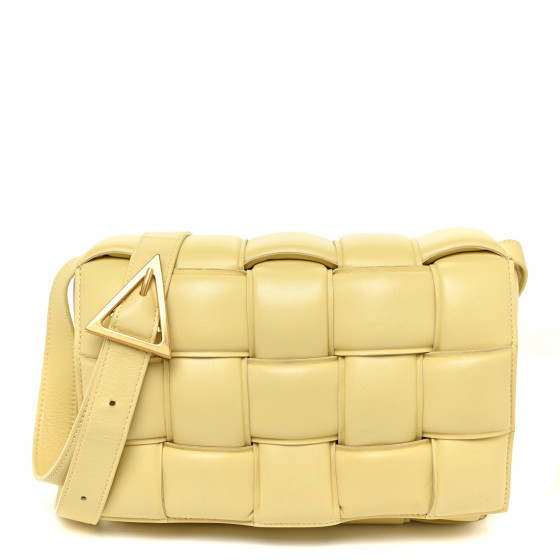 BOTTEGA VENETA Nappa Maxi Intrecciato Padded Cassette Crossbody Bag Sherbert | FASHIONPHILE (US)