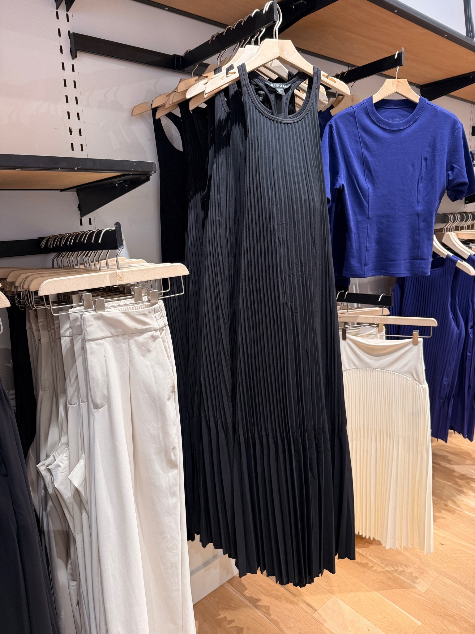 This pleated dress is athletic material and has a built in shelf bra! True to size, I would get XS.

#LTKActive #LTKPetite #LTKOver40