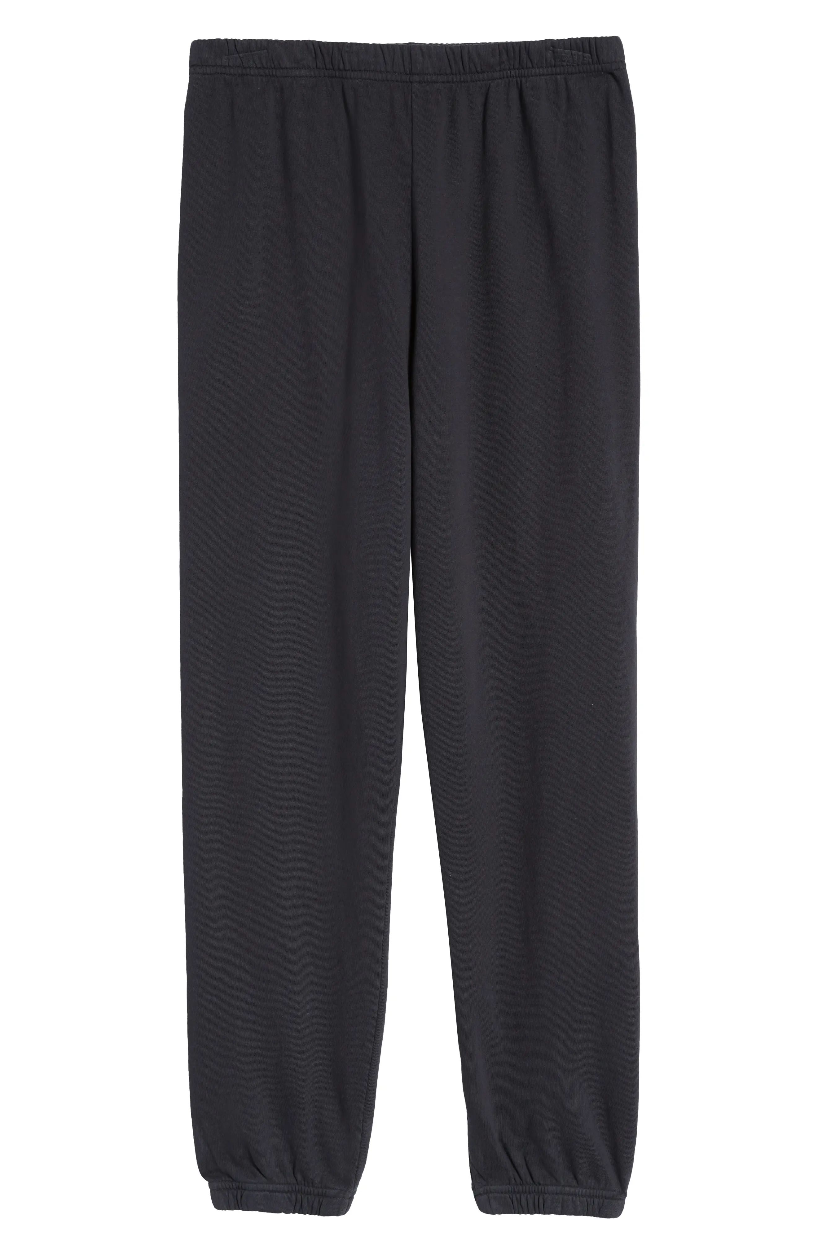 ALL THE BABIES Classic Unisex Organic Cotton Sweatpants in Vintage Black at Nordstrom, Size Small | Nordstrom