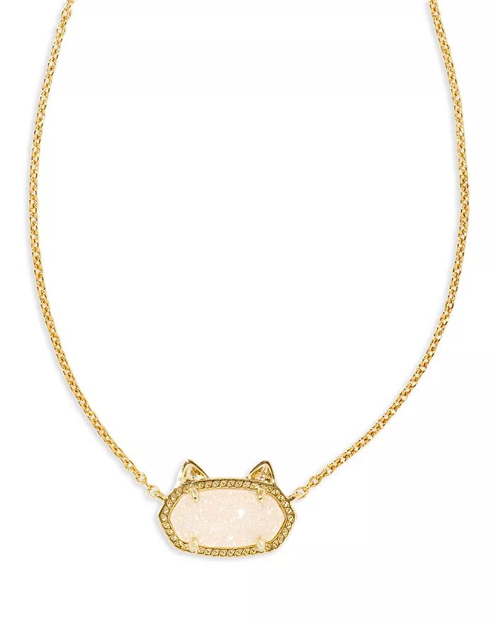 Elisa Crystal Cat Pendant Necklace, 18" | Bloomingdale's (US)