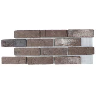 Old Mill Brick 28 in. x 10.5 in. x 0.5 in. Brickwebb Monument Thin Brick Sheets (Box of 5-Sheets)... | The Home Depot