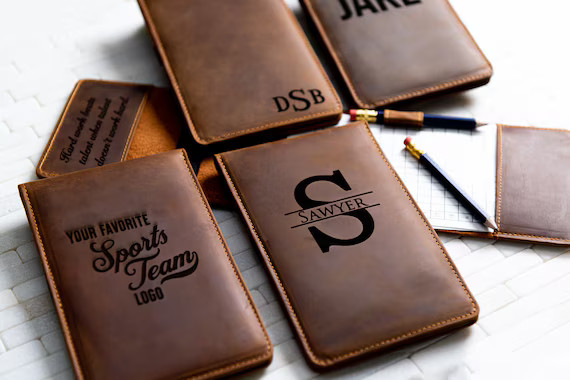 Golf Scorecard & Yardage Book Holder The Copperhead by Left Coast Original | Etsy (US)