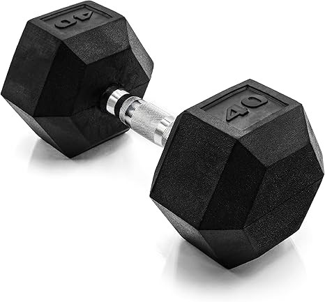 CAP Barbell Coated Hex Dumbbell Weight - Single | 10-120 lbs | Multiple Options | Amazon (US)