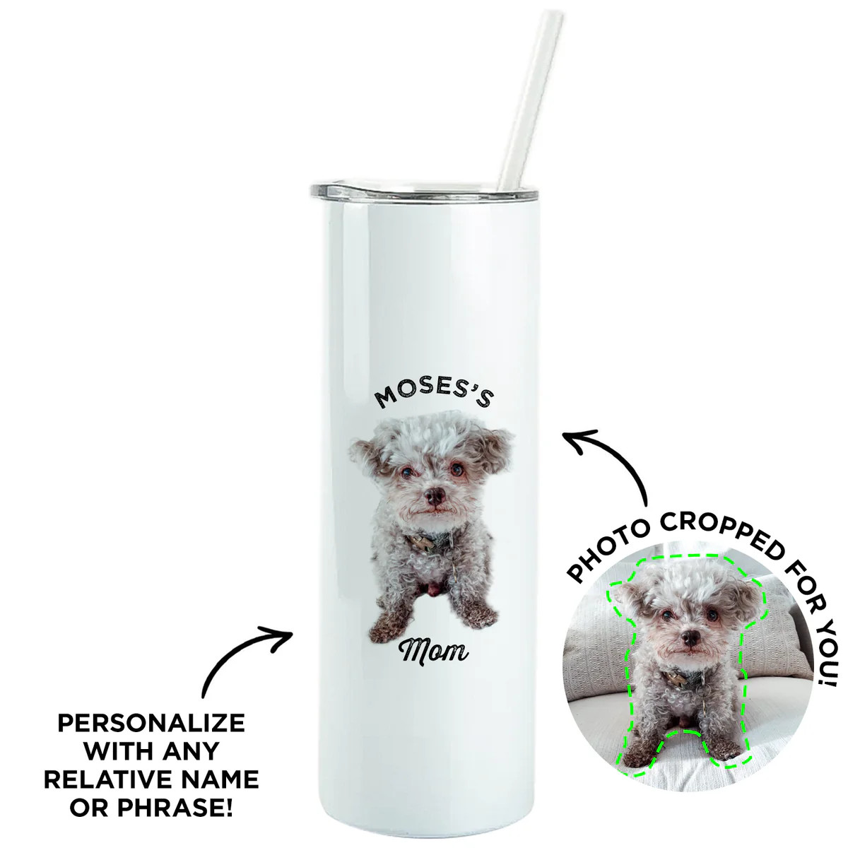 Personalized Pet Skinny Tumbler | Type League Press