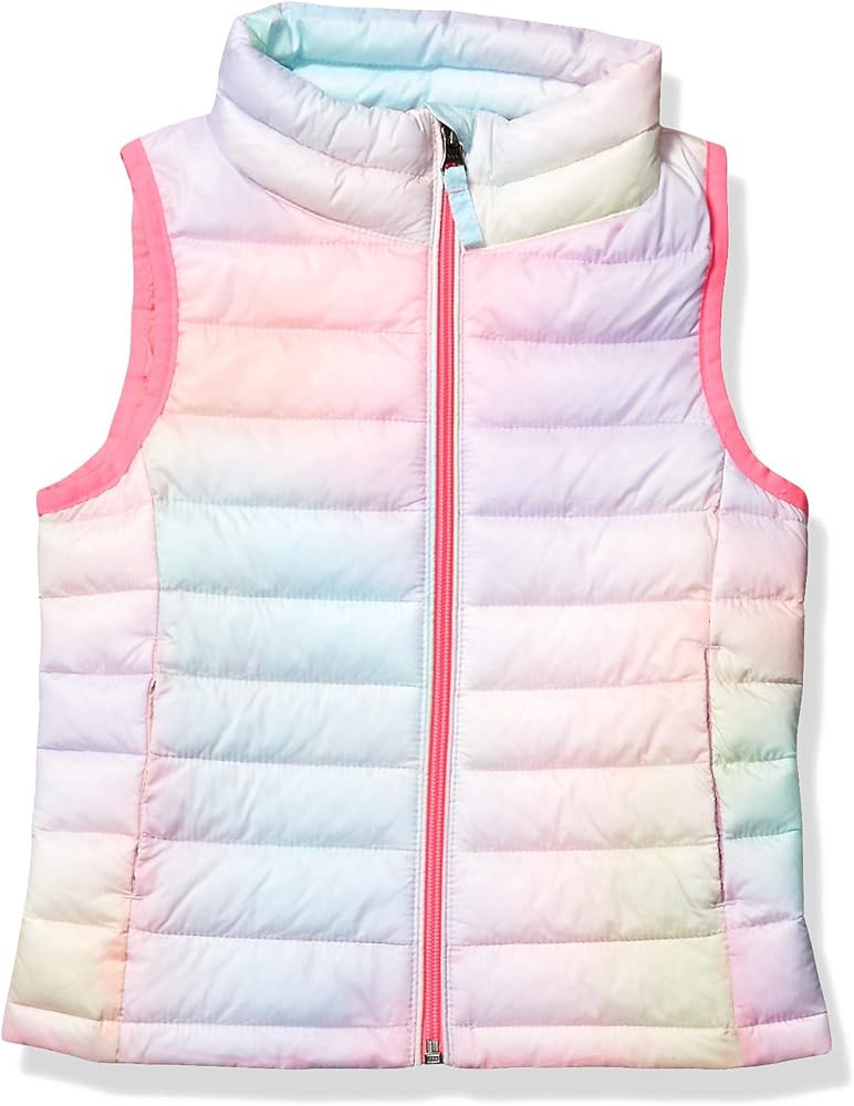 Amazon Essentials Girls and Toddlers' Lightweight Water-Resistant Packable Puffer Vest | Amazon (US)
