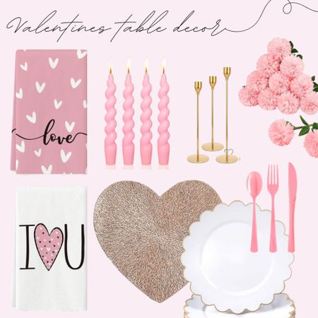 Valentines table decor 💕


#valentine #valentines #valentinesday #valentinedecor #valentinetable #pink #pinkdecor 

#LTKhome #LTKSeasonal #LTKMostLoved