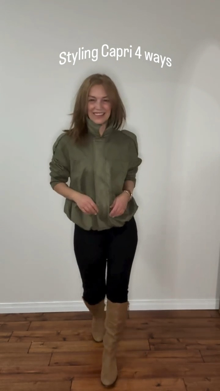 Are we into Capris? I’m obsessed 🖤
Especially these from @dynamiteclothing 

Capri outfit, capri outfit ideas, how to style capris, spring look, Capri pants