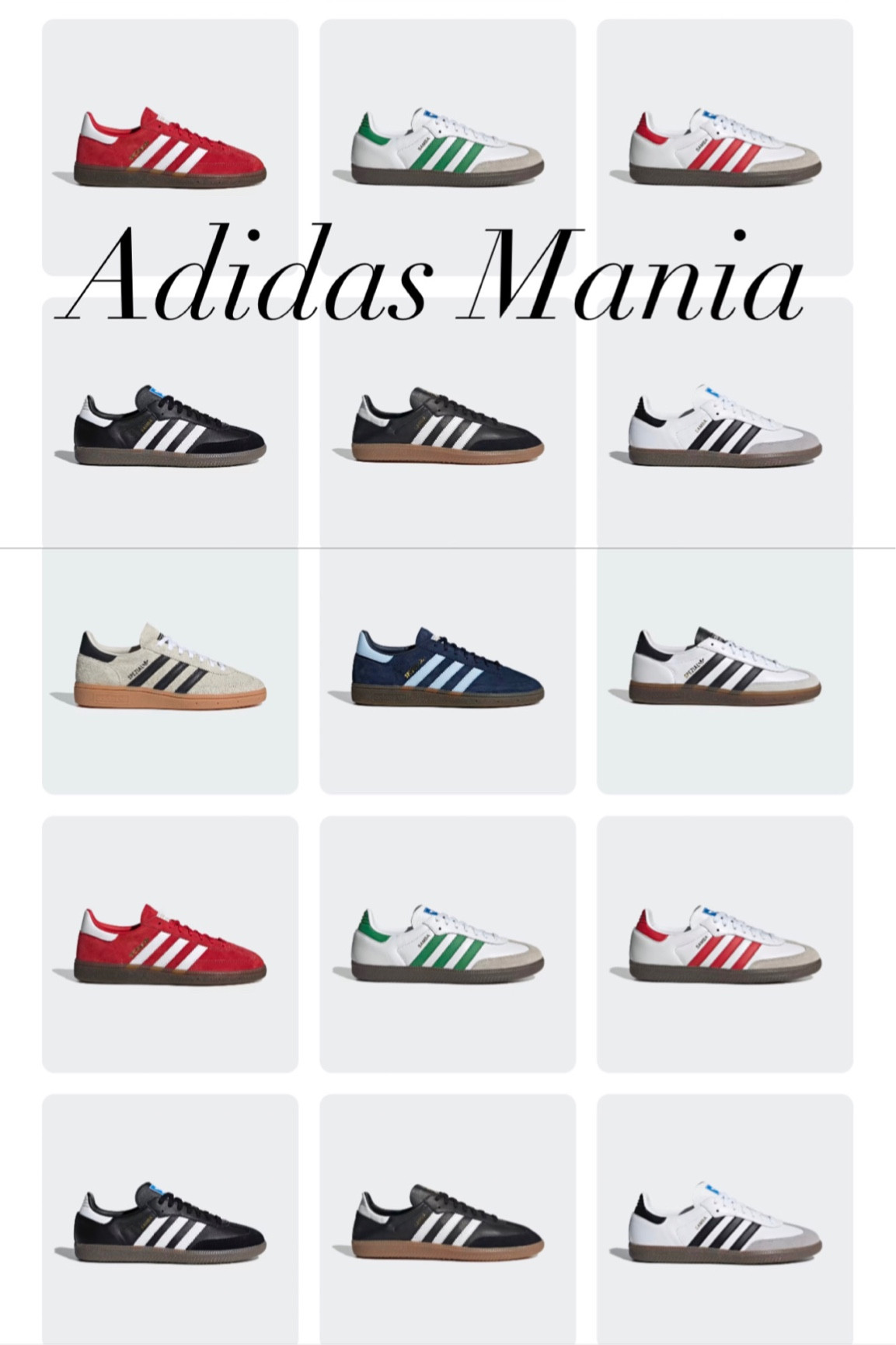Adidas mania 

#LTKshoecrush #LTKSeasonal #LTKGiftGuide