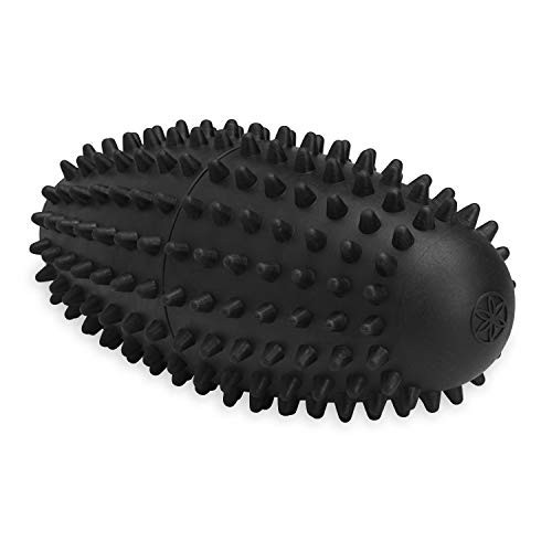 Gaiam Restore Vibrating Foot Roller - Vibration Massage Therapy Ergonomic Textured Massager Ball for Plantar Fasciitis, Myofascial Pain, Arch and Sore Feet (Includes 2 AAA Batteries), Black | Amazon (US)