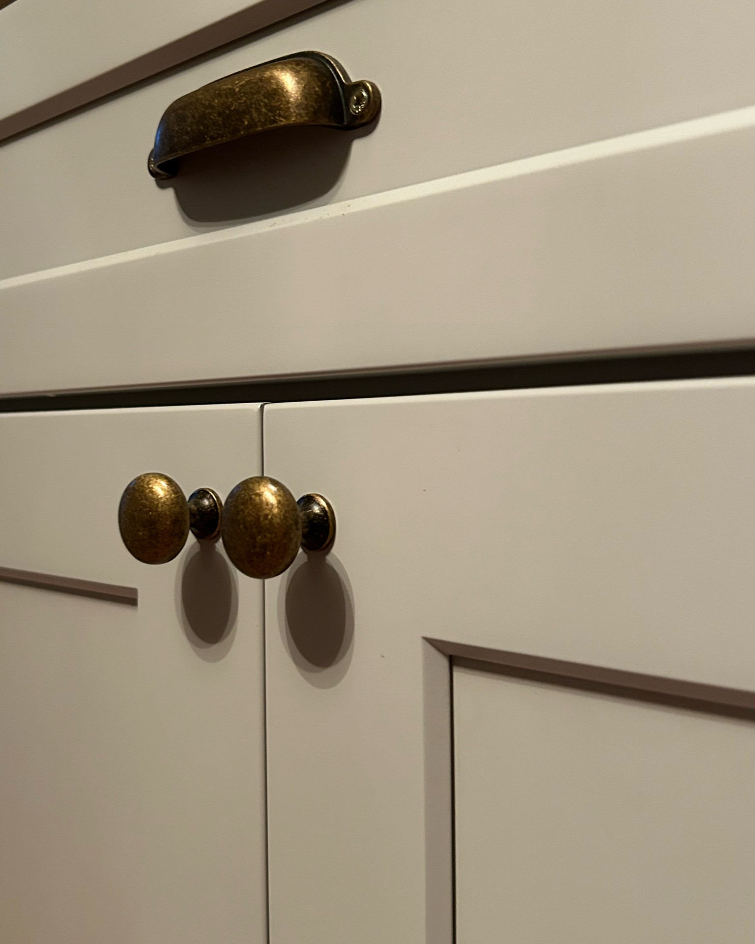 Kitchen hardware has started going in! Love love the finish on these! 

#LTKHome