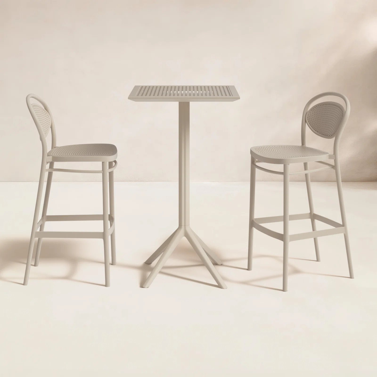 Farrah Square Bar Set With 2 Barstools | Joss & Main