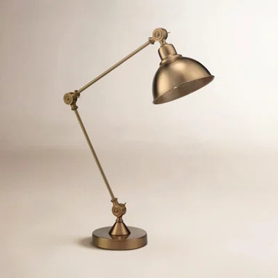 Brynner 30.5" Brass Desk Lamp | Wayfair North America