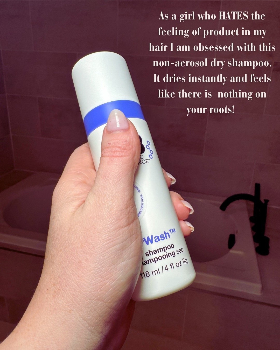 As someone who hates the feeling of product sitting in my hair, this non-aerosol dry shampoo is a dream. It dries instantly, refreshes my roots, and somehow feels like there’s nothing in my hair at all. If you’re picky about dry shampoo texture like I am, this one is so good. Linked here 🤍

#LTKmorningroutine #LTKBeauty #LTKgrwm