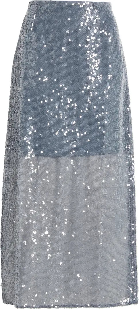 Open Edit Sequin Midi Skirt | Nordstrom | Nordstrom