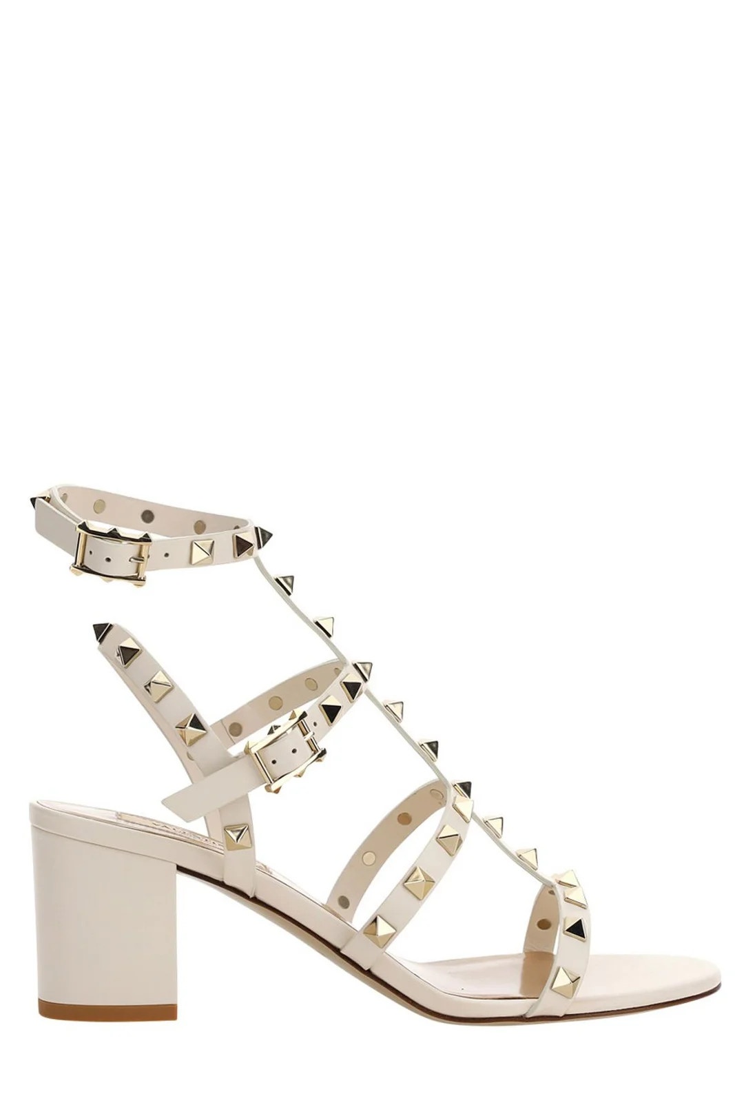 Valentino Garavani Rockstud Open Toe Heeled Sandals | Cettire Global