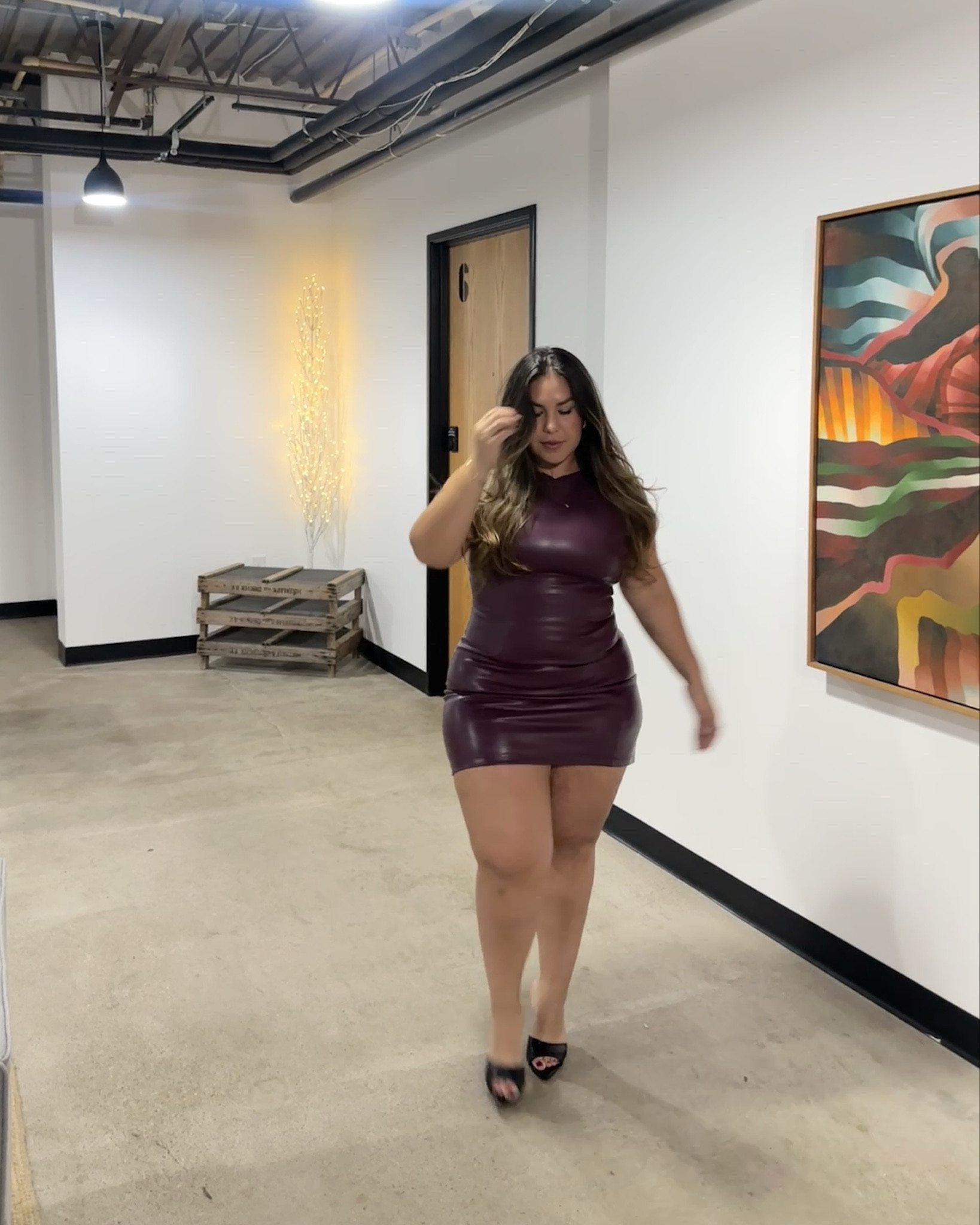 I rarely let my thighs be the outfit but date night outfits sometimes call for a mini moment. This purple faux leather dress is one of my favorites because it has a high neck to balance out the short hem. 

There are multiple colors and even a longer midi faux leather dress version with the same high neckline. 

#LTKMidsize #LTKPetite #LTKSpringSale